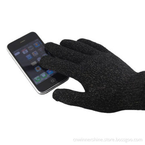 Touchscreen acrylic gloves with stylish full fingers for most smartphones OEM